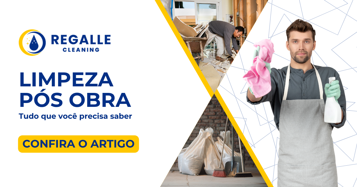 limpeza pós obra
